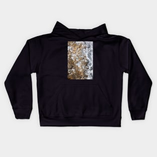 Crackling Rock Surface Shifting Shape Kids Hoodie